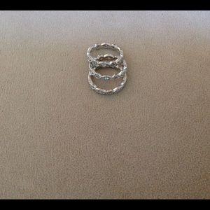 Stella & Dot ring set.